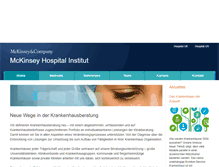 Tablet Screenshot of hospitalinstitut.mckinsey.de